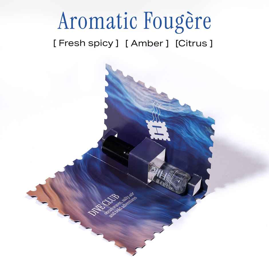 HIRA Dive Club Eau De Perfume | Mini | For Man | Woody, Musky & Spicy Notes