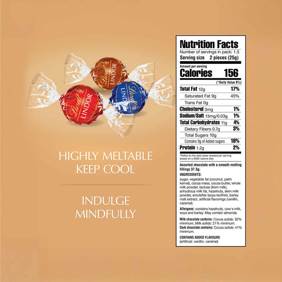 Lindt Lindor Assorted Trio Pack