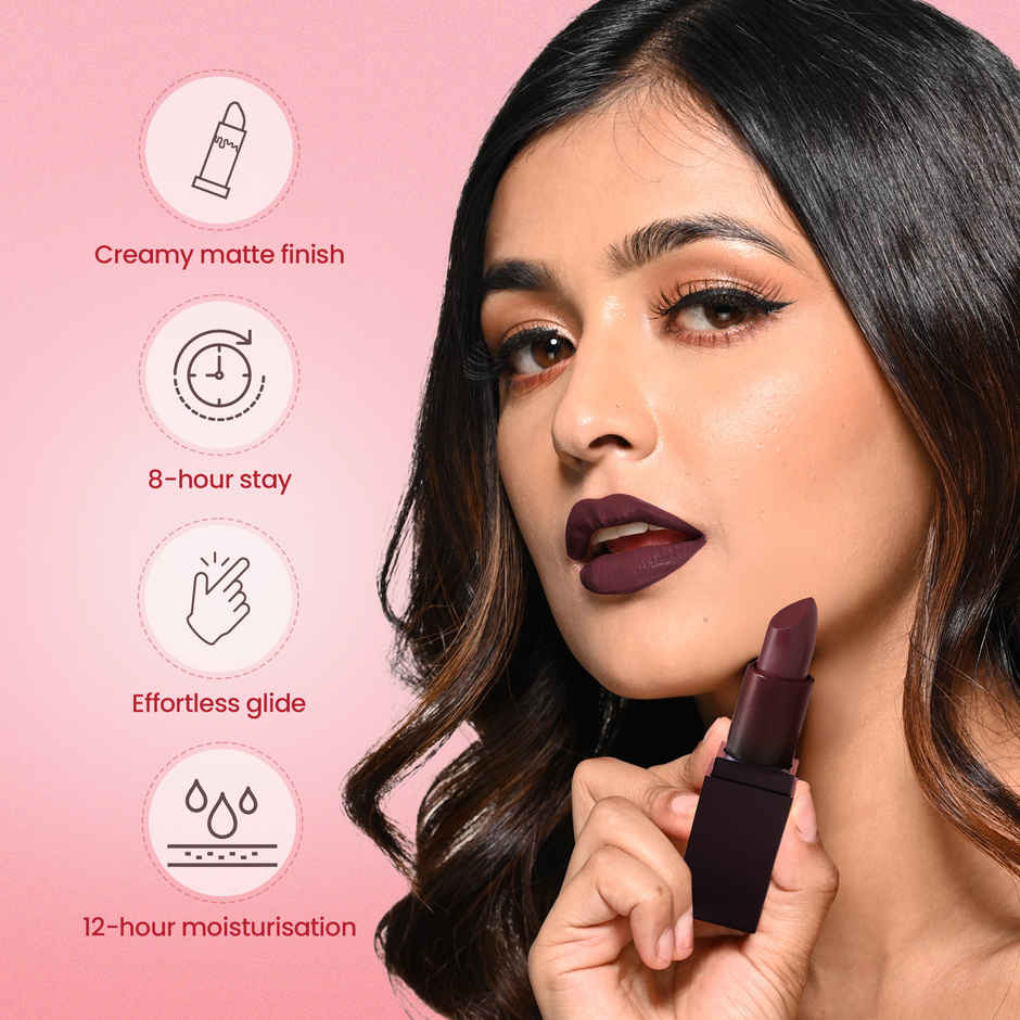 Swiss Beauty HD Matte Lipstick | 22 Brandy Harrington