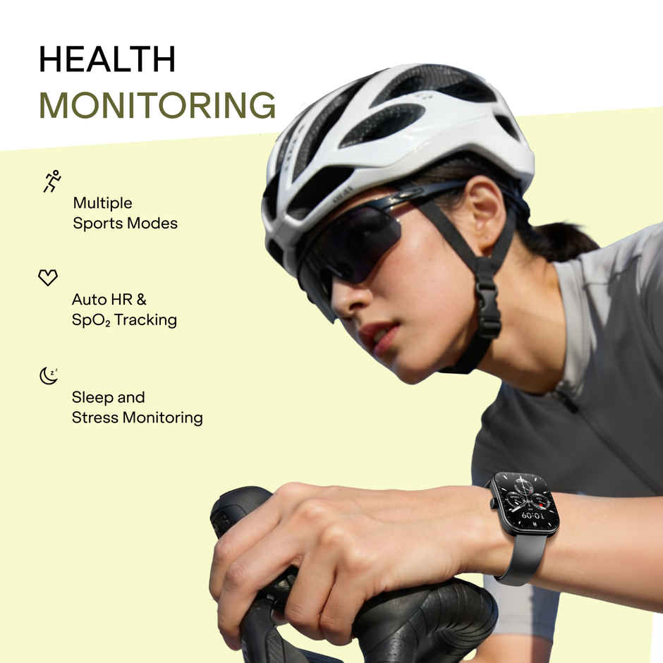 boAt Wave Sigma 3 Curv Smartwatch 2.01 Inch Immersive Curved Display BT Calling IP68 Black Active