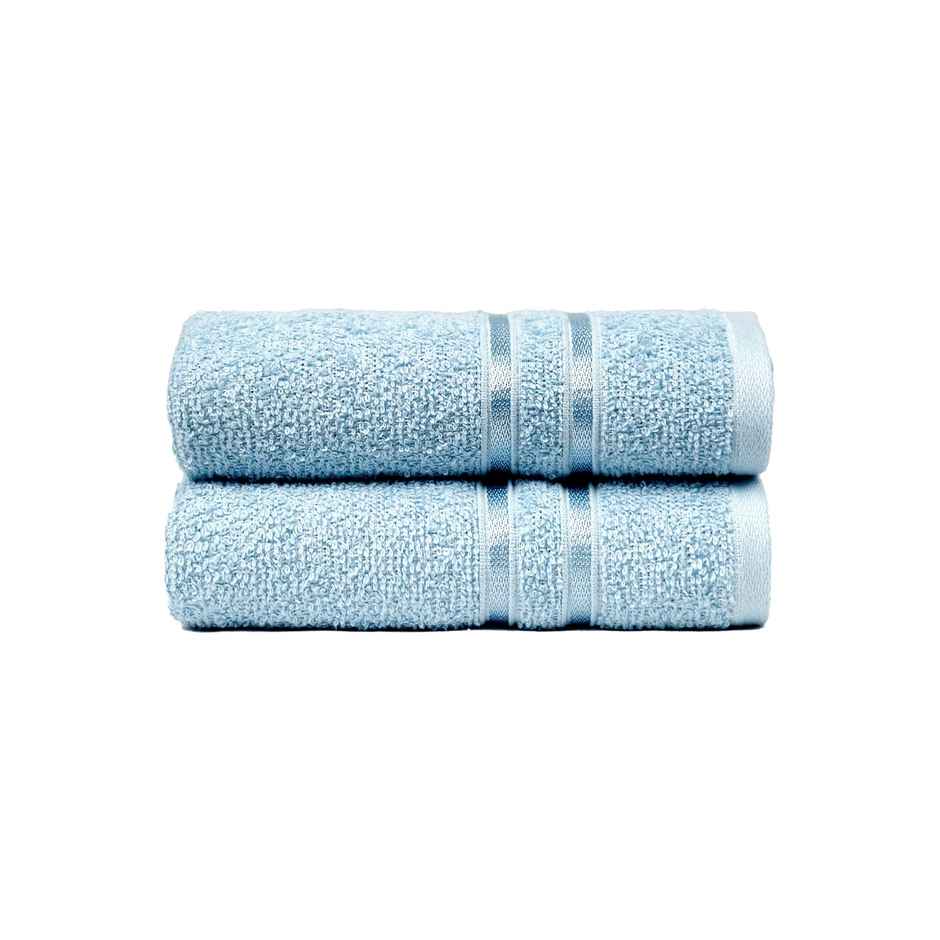 Mytrident Cotton Hand Towel | 400 GSM | Gym Towel Set - Cool Blue