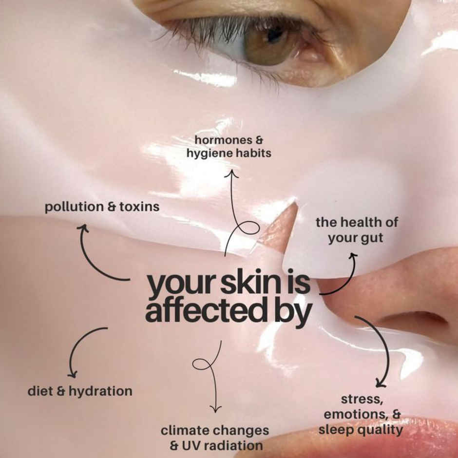 Pikwin Bio Collagen Face Sheet Mask | Korean Glass Skin Anti Aging Formula