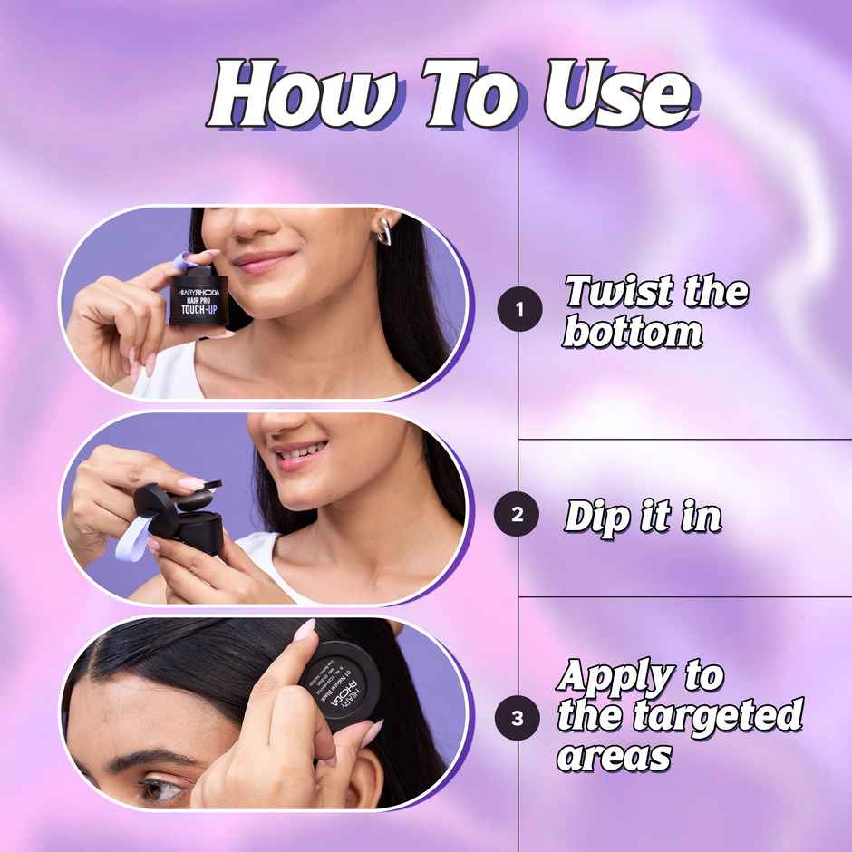 Hilary Rhoda Hair Pro Touch Up | Instant Grey Roots | Sweat Proof | Deep Brown - Shade 02