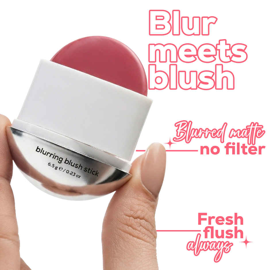 RENEE Blushie Blurring Blush Stick, Buildable Formula with Matte Finish | Bubble Gum