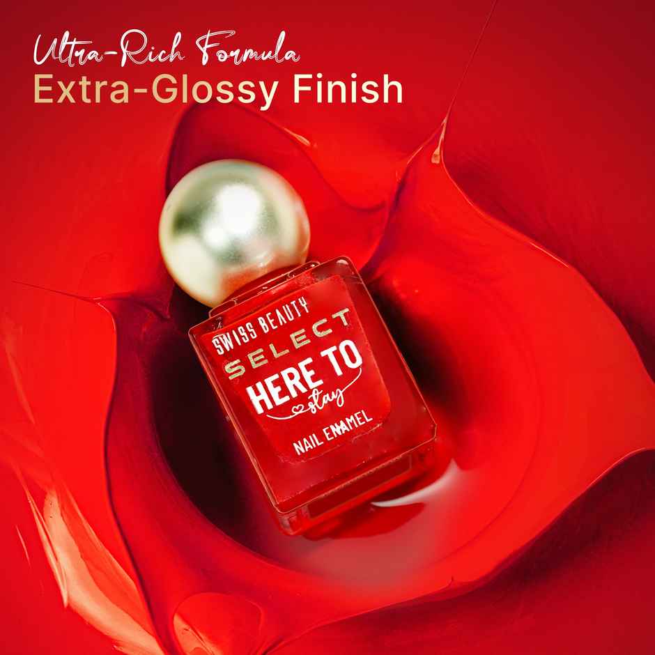 Swiss Beauty Select Here To Stay Nail Enamel - Chunky Gold