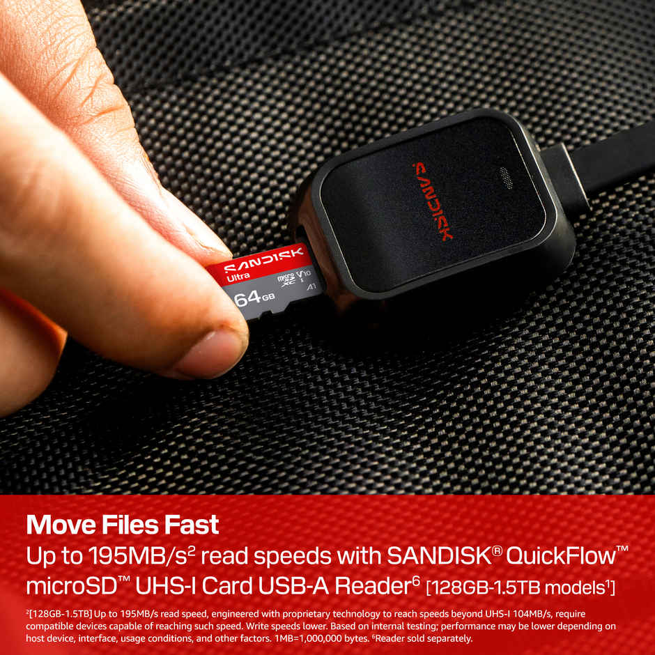 SanDisk Ultra Go microSD Card | 64 GB | 140 MB/s | Full HD | For Android Phones & Tablets | 10 Year Warranty