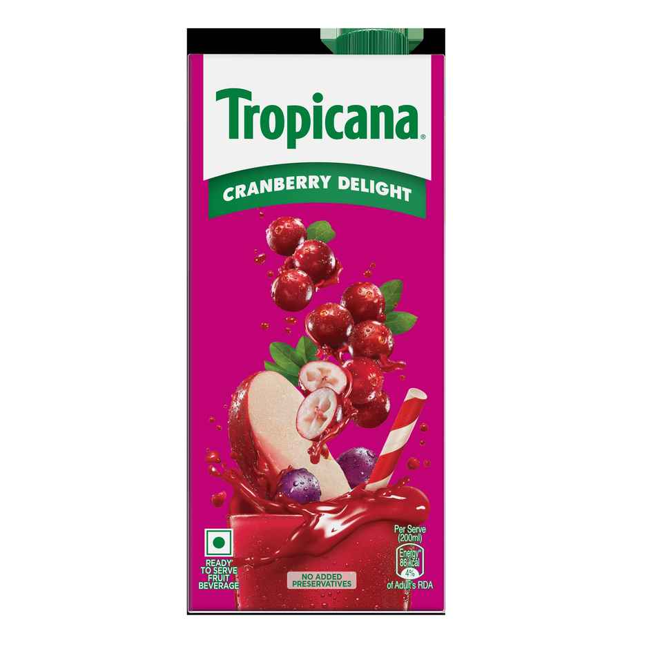 Blueberry Imported(120gms) & Tropicana Cranberry Delight Juice Tetrapack(1l) Combo