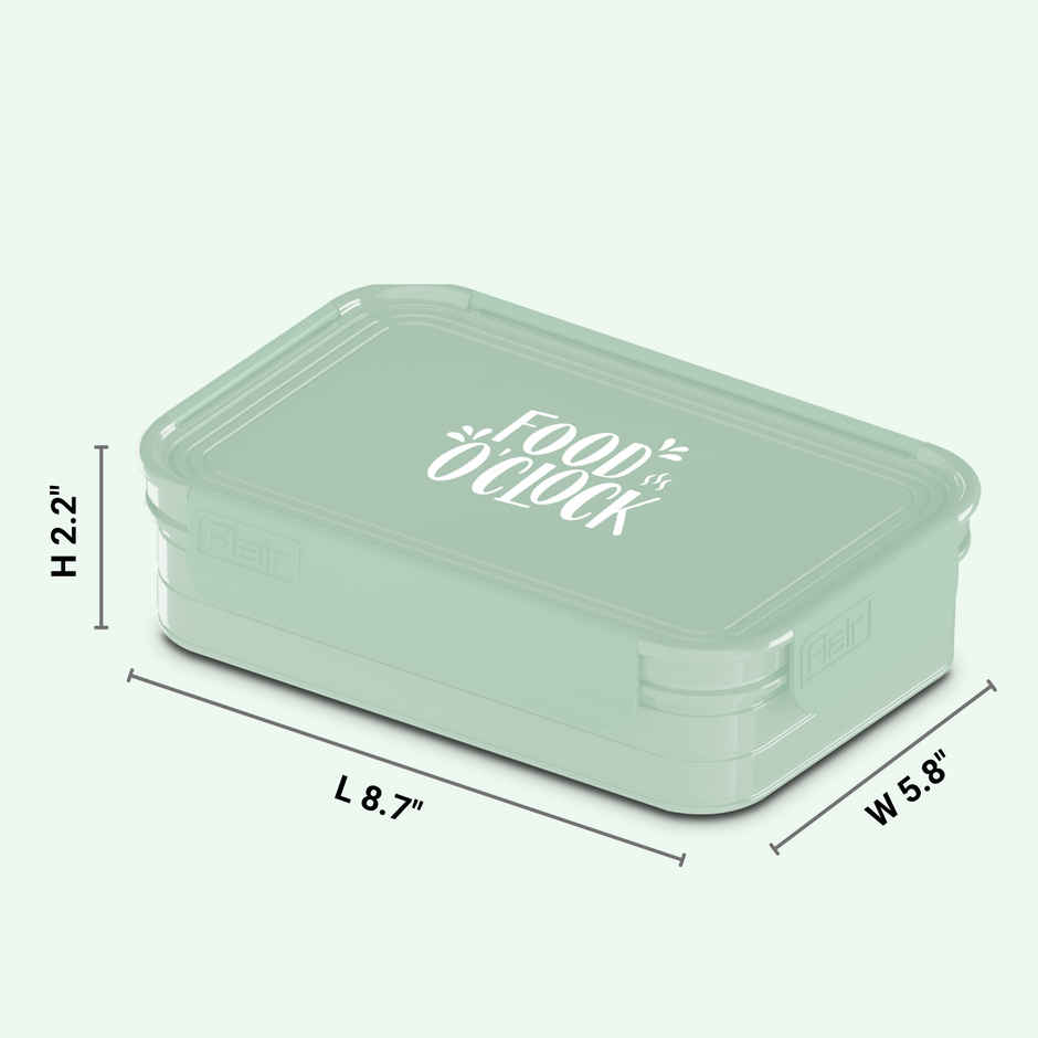 FLAIR Trendy DLX Insulated Lunch Box Large 900 ML (Green)