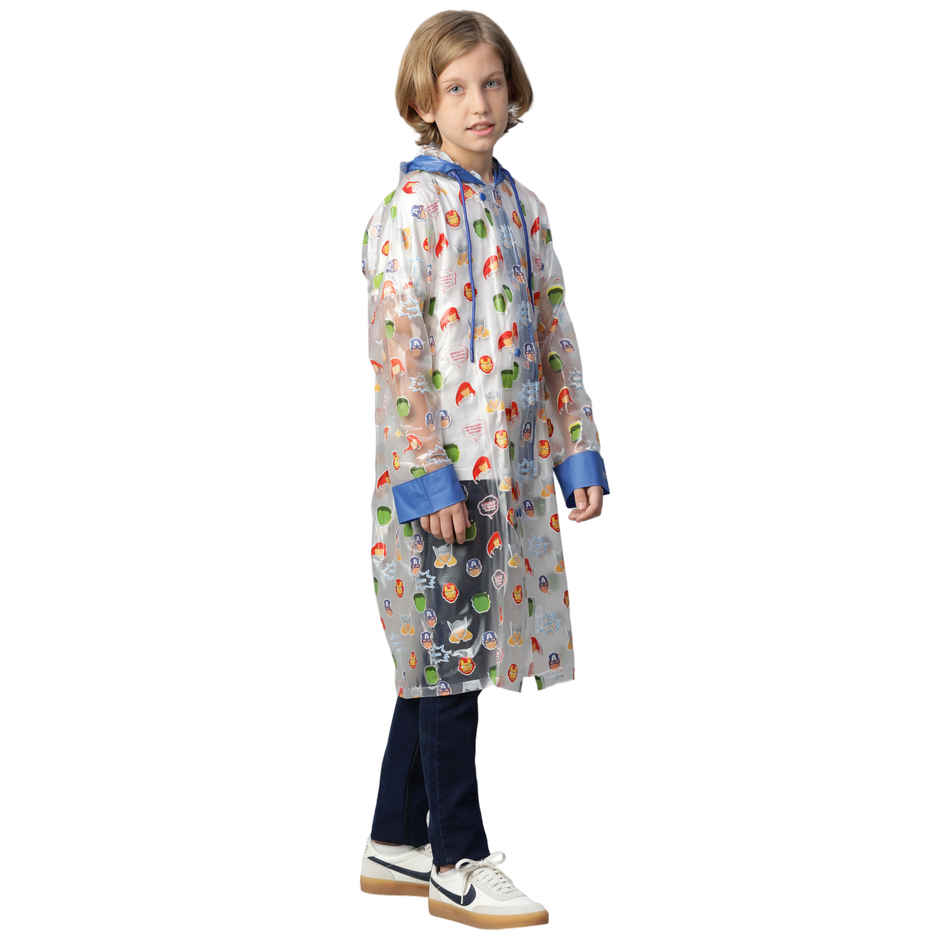 Citizen Kids PVC Series Disney Printed Long Coat with Zip