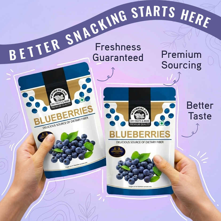 Wonderland Foods Dried Blueberries