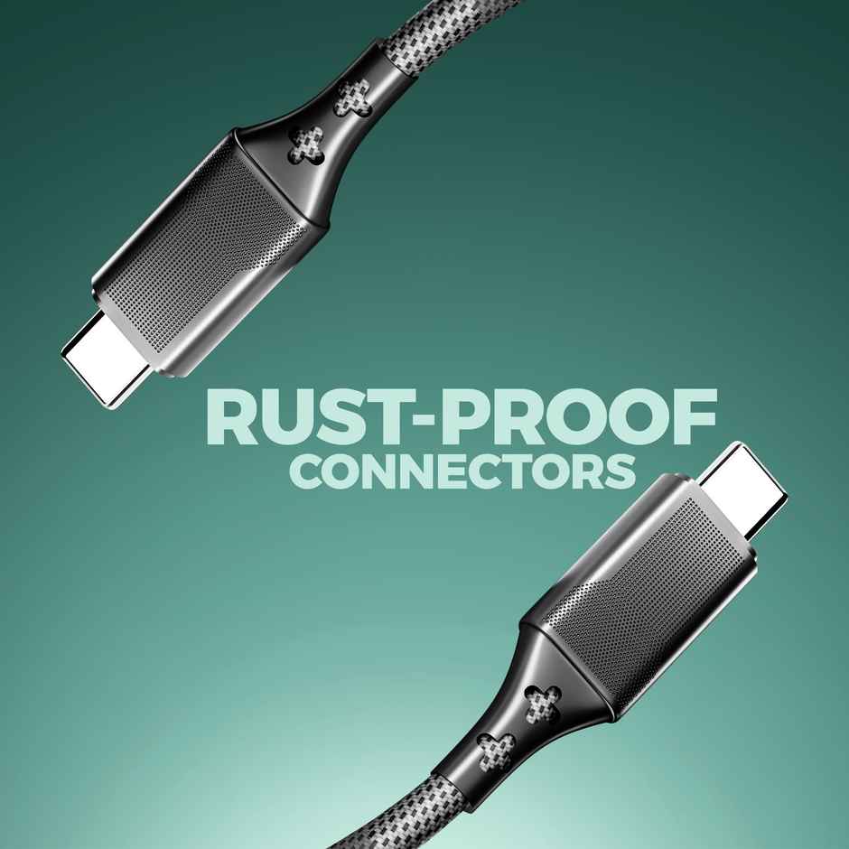 UBON 2mtr 65W Fast charging Type C to C Braided Cable