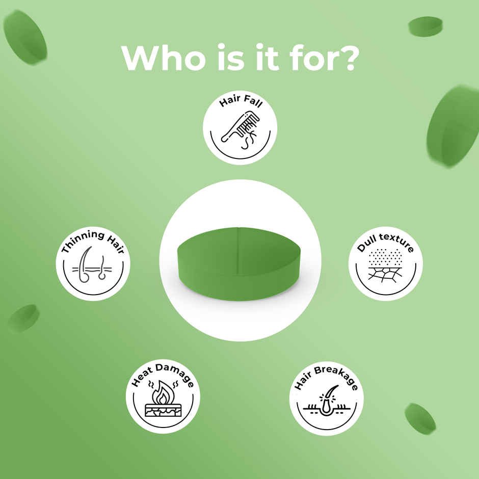 OYB Hair, Skin & Nail Support with Biotin, Zinc & NAC for Hair Growth | 30 Tablets