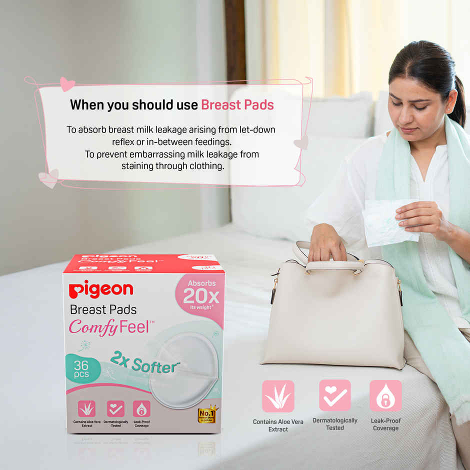 Pigeon Baby Care Breast Pads Comfy Feel