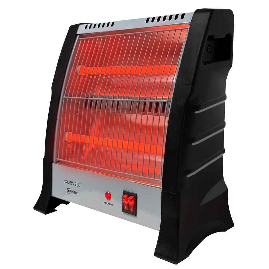 CORVELL 800W Electric Room Heater With 2 Heat Setting |Portable,Energy Efficient Quartz Room Heater