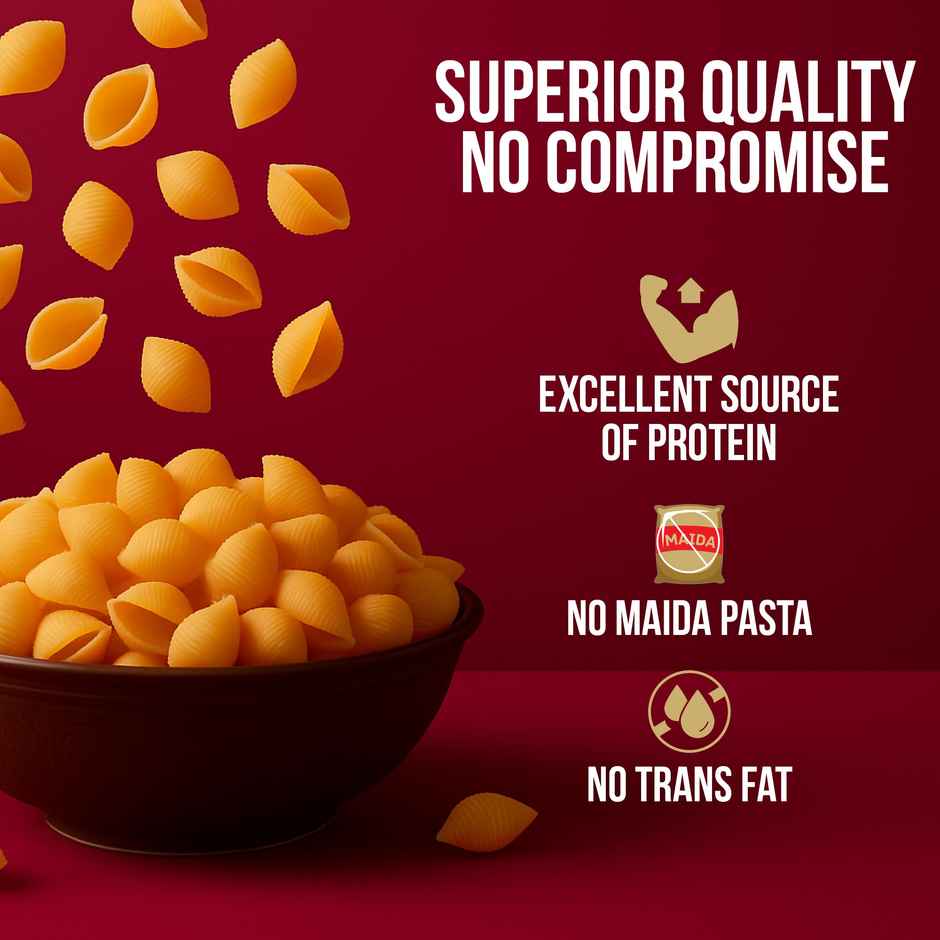 Keya Shell Pasta | Durum Wheat | No Maida