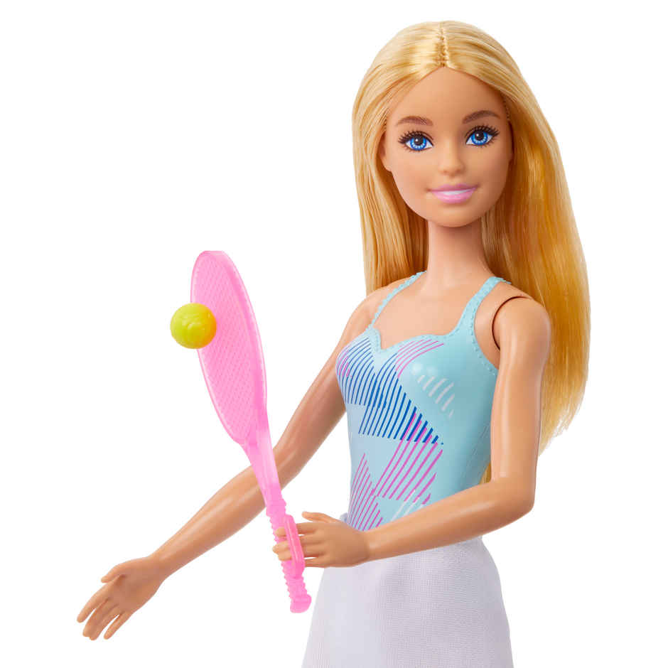 Barbie Tennis Player Doll with Racker & Ball