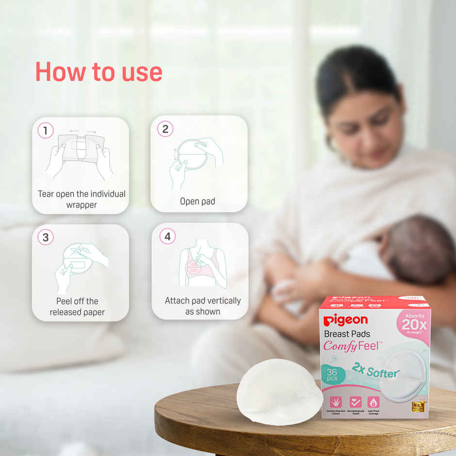Pigeon Baby Care Breast Pads Comfy Feel
