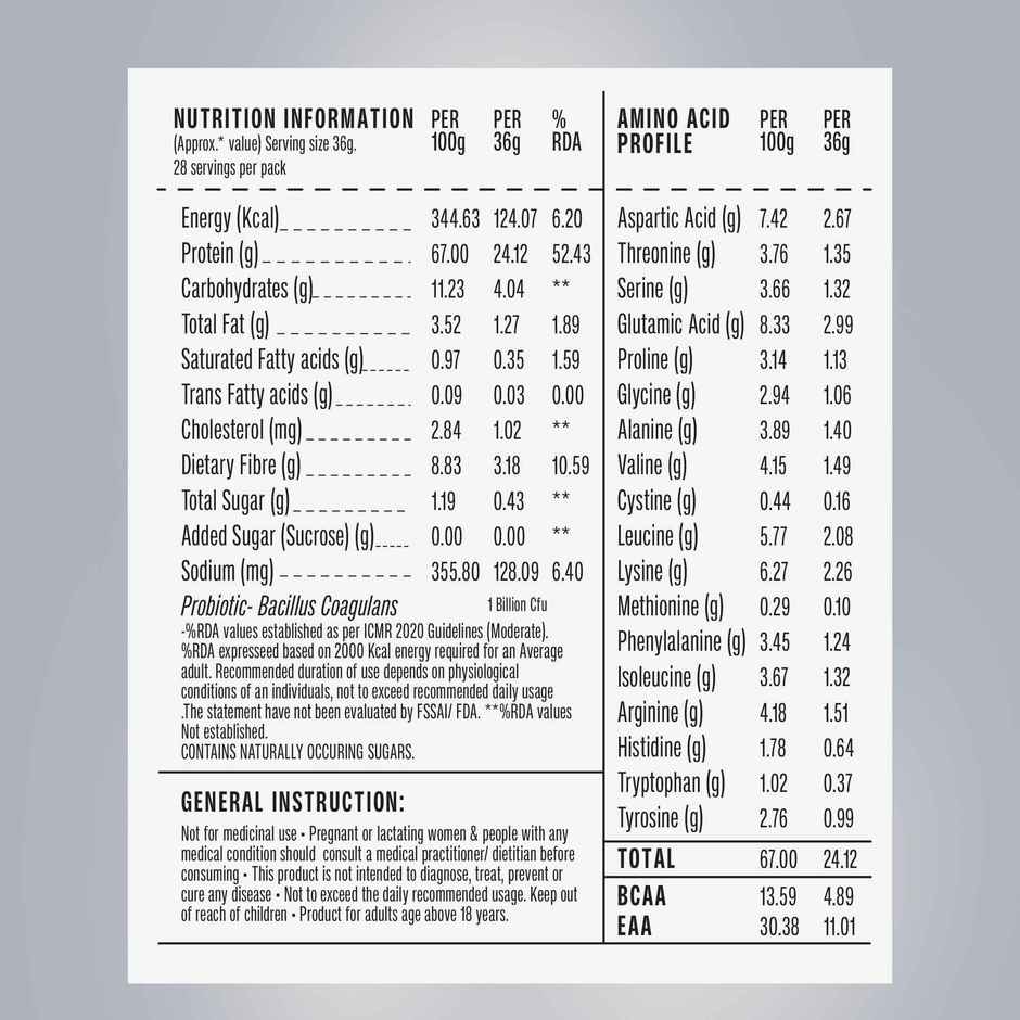 SuperYou Pro Fermented Yeast Protein- Chocolate | 24g Protein Per Scoop