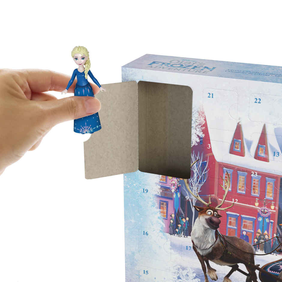 Disney Frozen Toy Set | Advent Calendar | Anna & Elsa | Moldable Sand & 24 Play Pieces