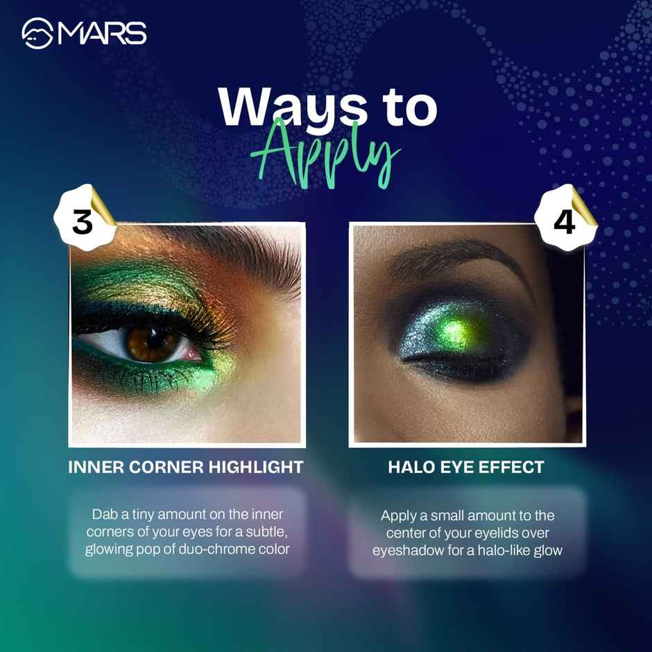 MARS Cosmetics Northern Lights Duo Chrome Liquid Eyeliner - 1.5 Ml | 02-solar Flare