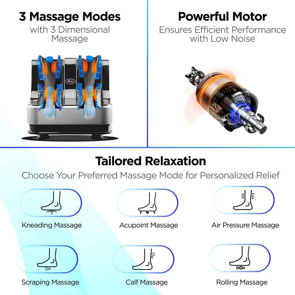 Dr Physio Electric Powerful Leg, Foot and Calf Massager Machine for Pain relief Massager