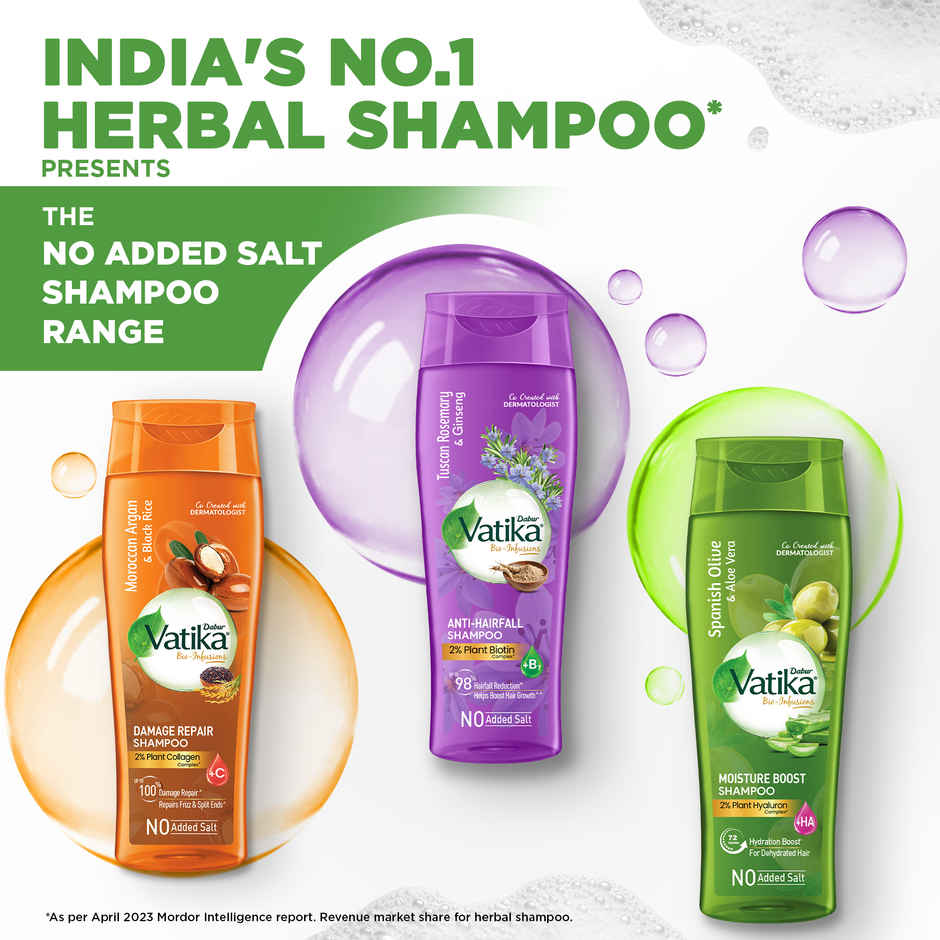 Dabur Vatika Bio Infusions Damage Repair Shampoo