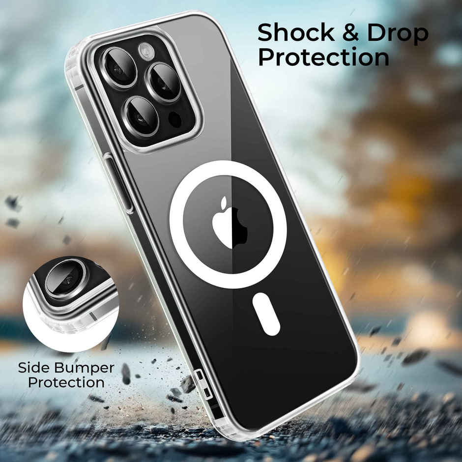 Artistque Case for Iphone 11 Pro Max Back Cover - Transparent Clear Magsafe