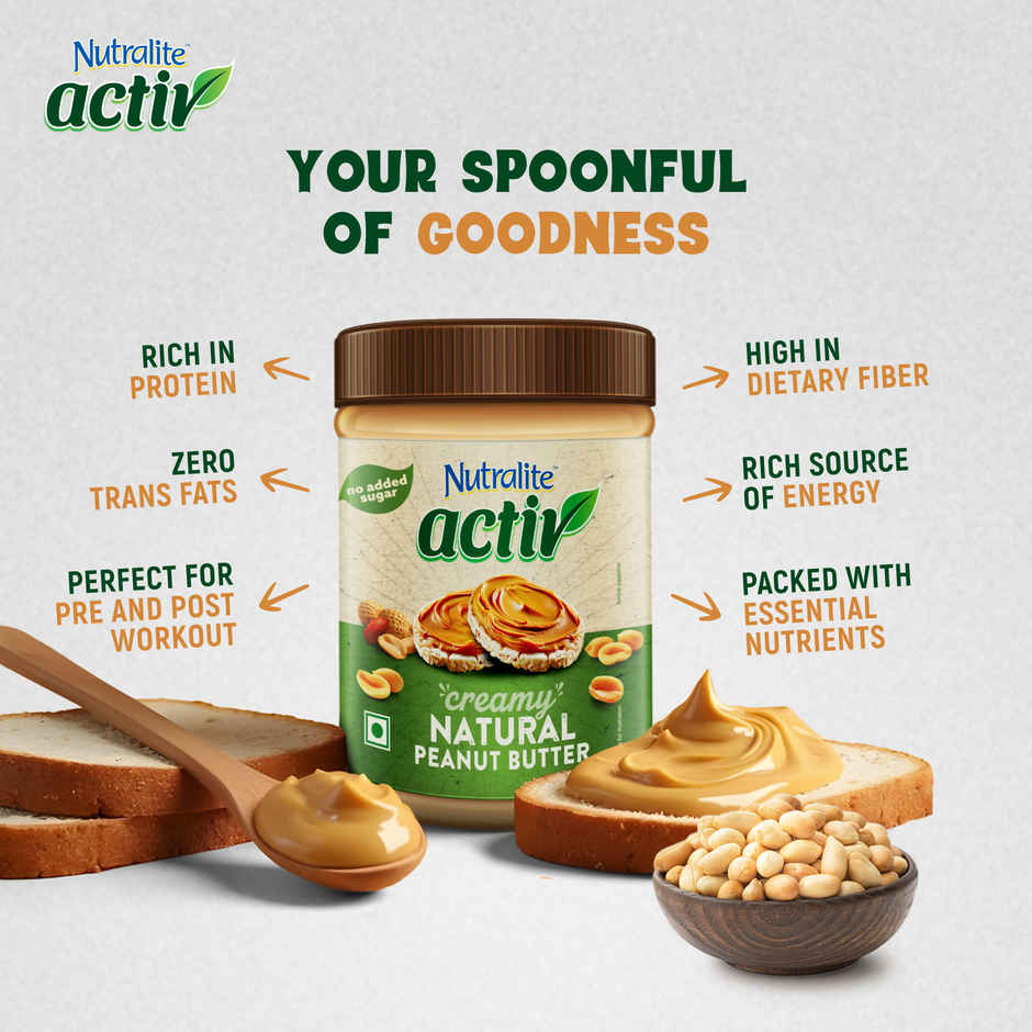 Nutralite Activ Peanut Butter Natural Creamy