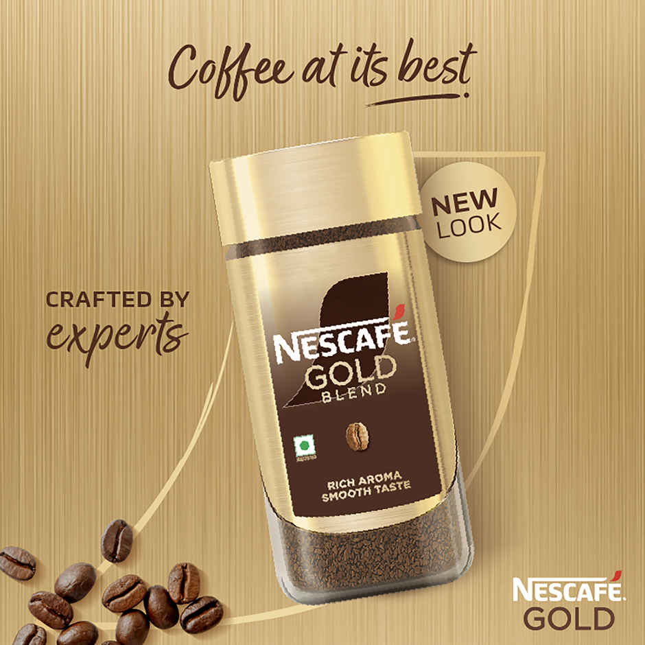 Nescafe Gold Blend Rich and Smooth Arabica and Robusta Instant Coffee Combo