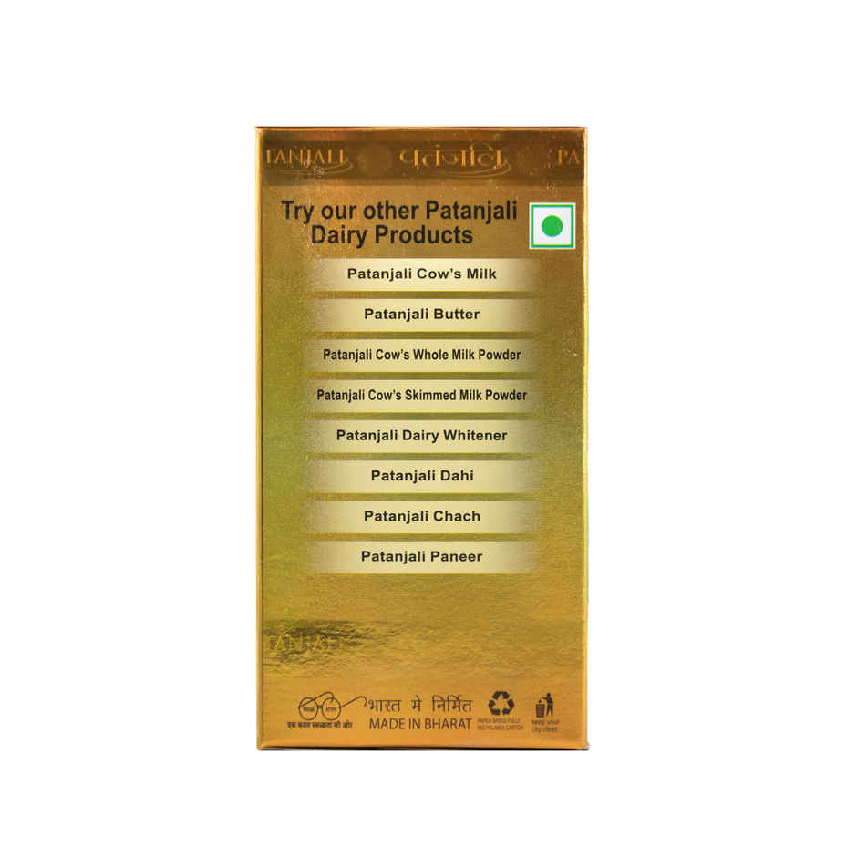 Patanjali Rich Cow Ghee Tetra Pack - Danedar, Rich Aroma, Cow Ghee