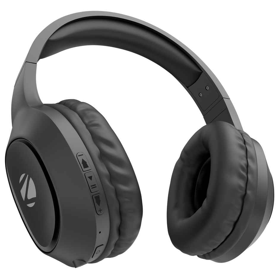 Zebronics Thunder Neo Wireless Over-Ear Headphone, 60Hr Backup, Bt 5.4, Gaming, Deep Bass, Black