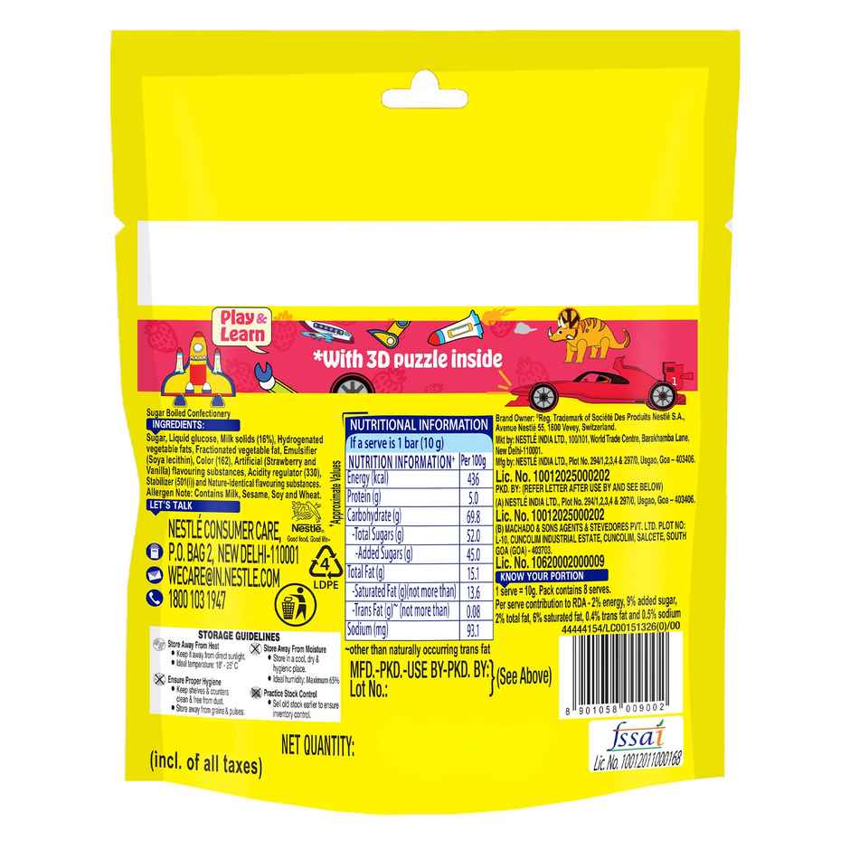 Nestle Milkybar Choo Strawberry Flavour Sharebag