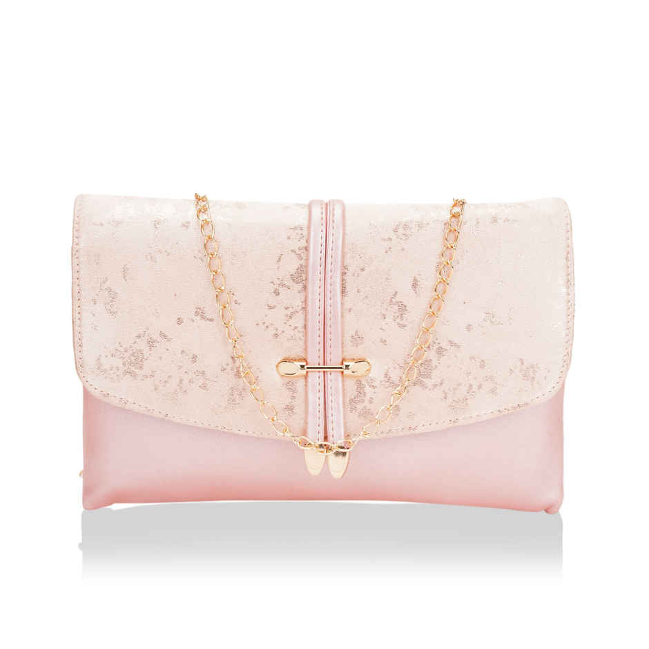 Lavie Women's Chirpy Envelope Clutch | Small | Light Pink