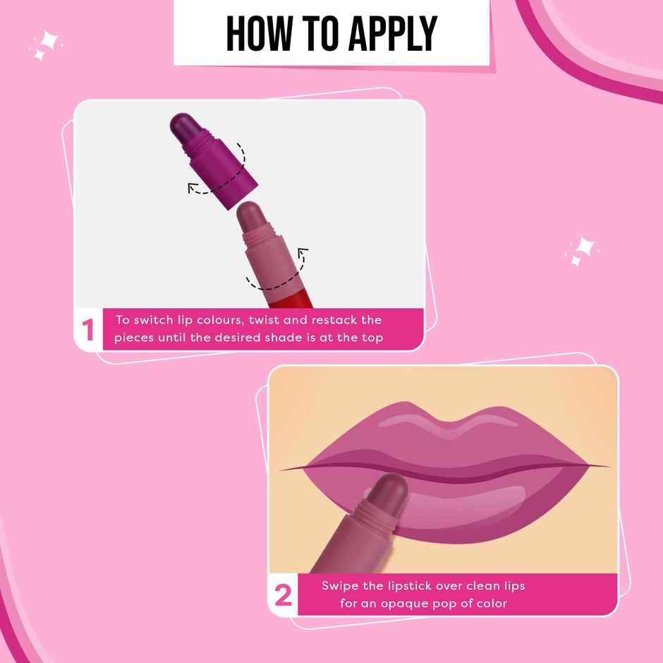 SUGAR POP 4 In 1 Lip Twist 01 | Smooth & Vibrant