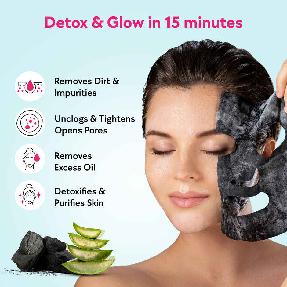 Chicnutrix Korean Black Charcoal Mask | Niacinamide