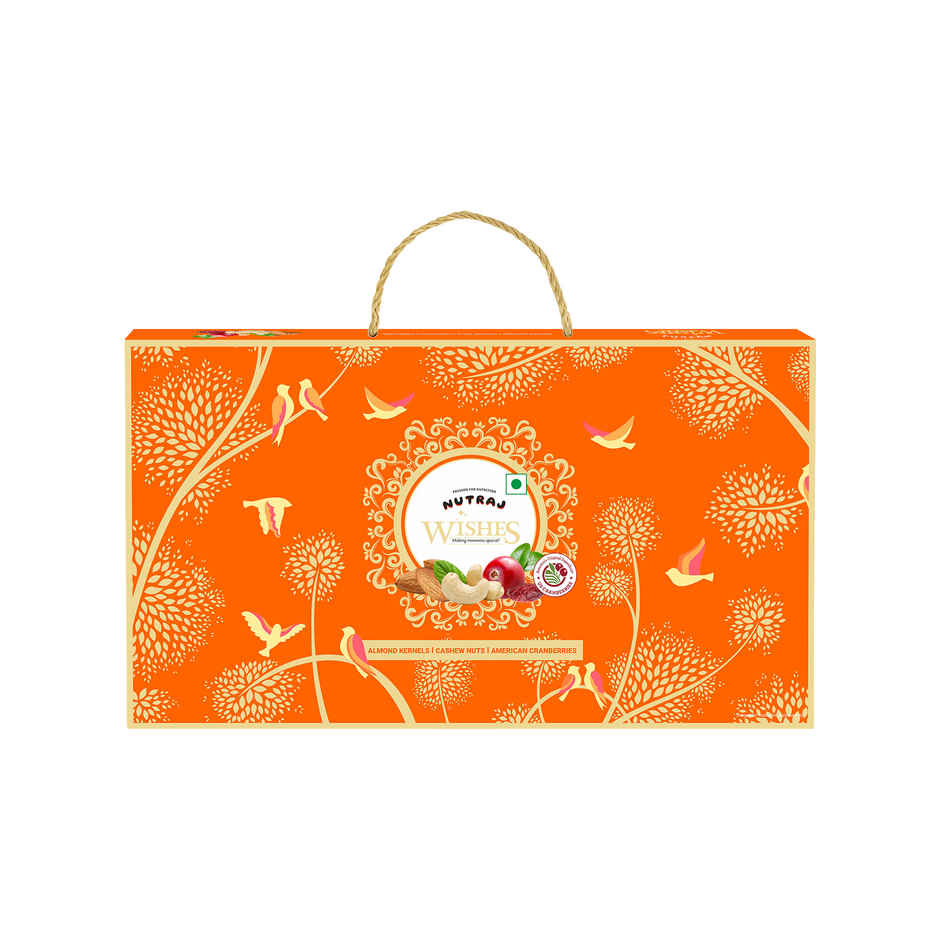 Nutraj Wishes Birds of bliss Gift Box | Almond, Cashew, Cranberry