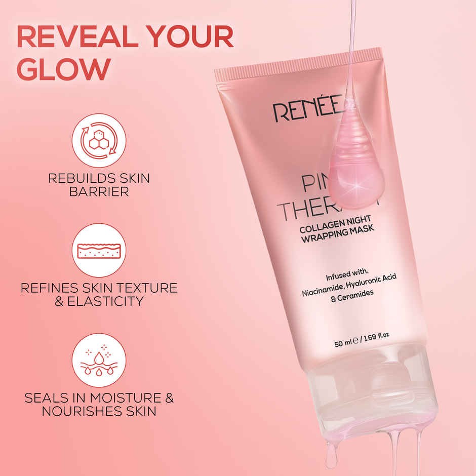 RENEE Pink Therapy Collagen Wrapping Mask
