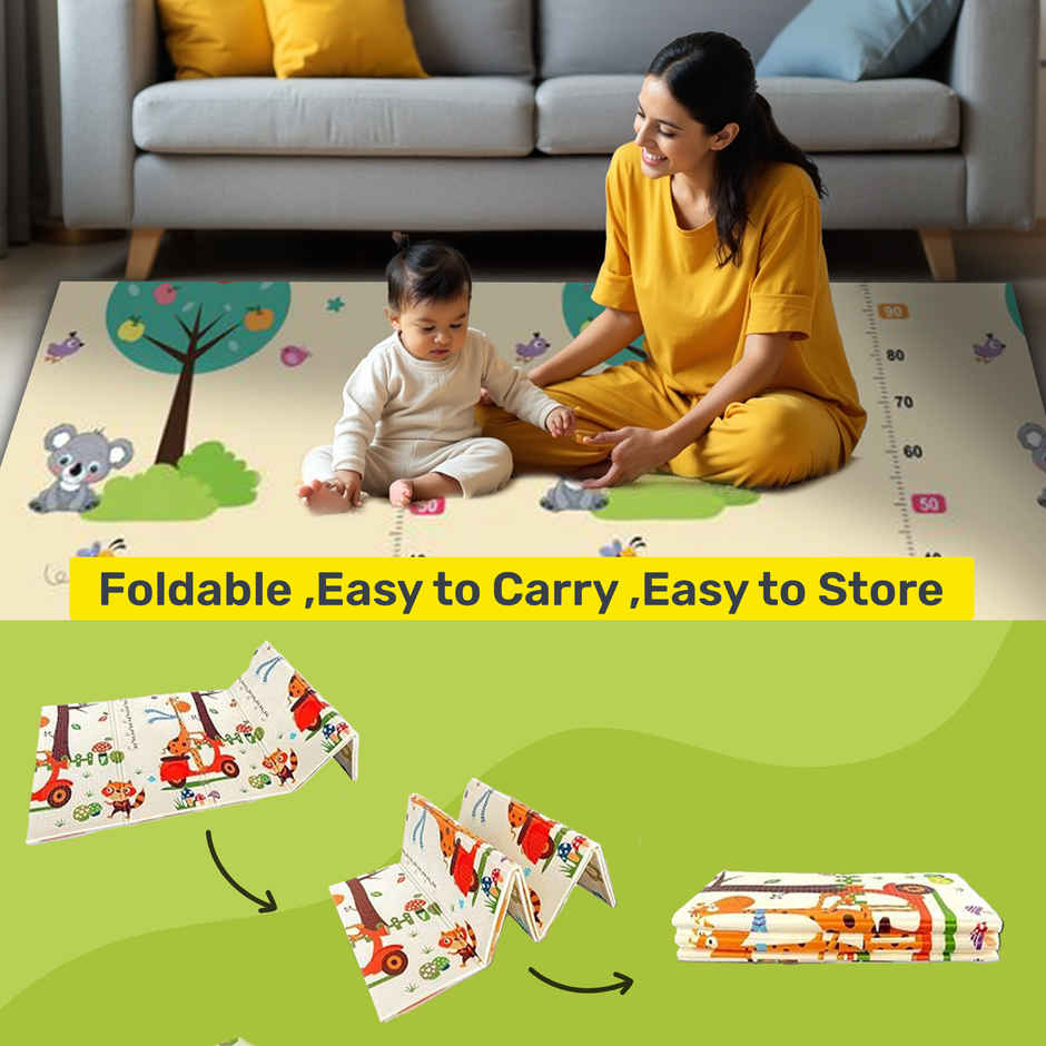Awenest Baby Playmat Certified Bpa Free Reversible Foldable Waterproof | XL