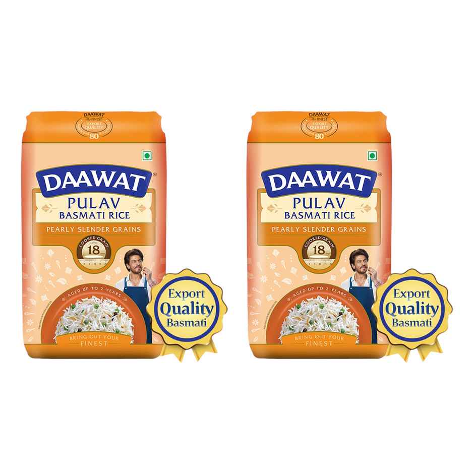 Daawat Pulav Basmati Rice | Long Grain Combo