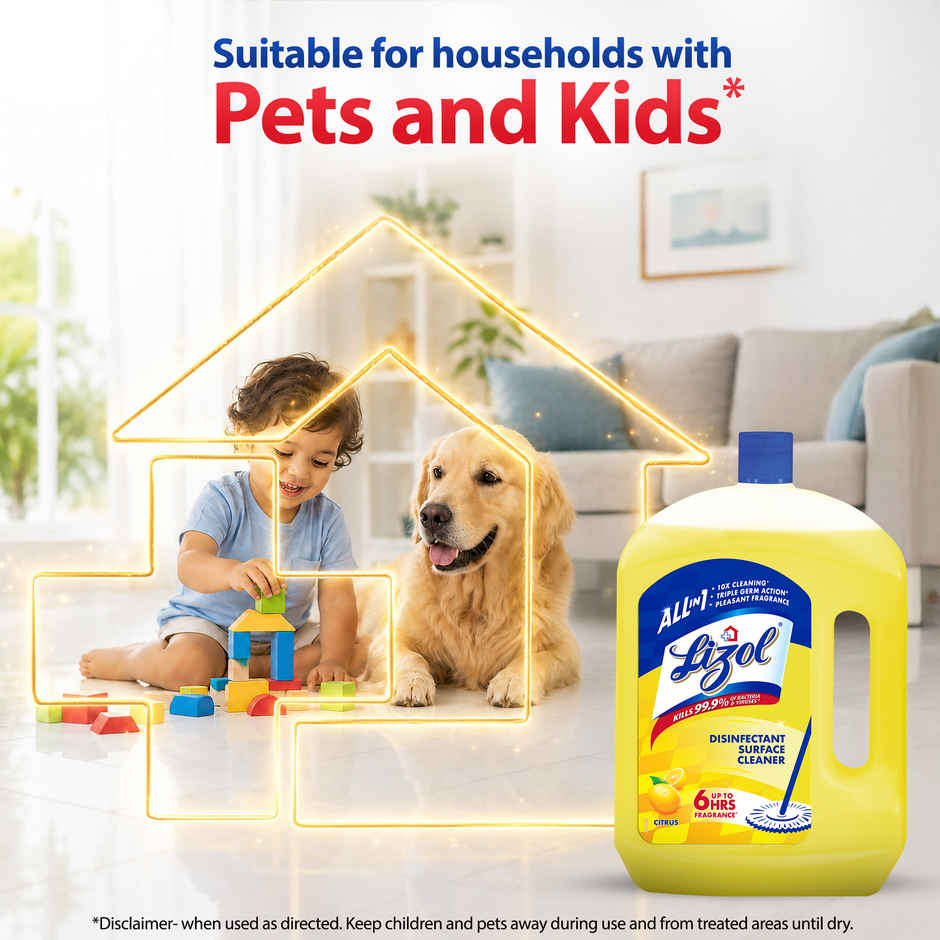 Lizol Citrus Floor Cleaner Liquid