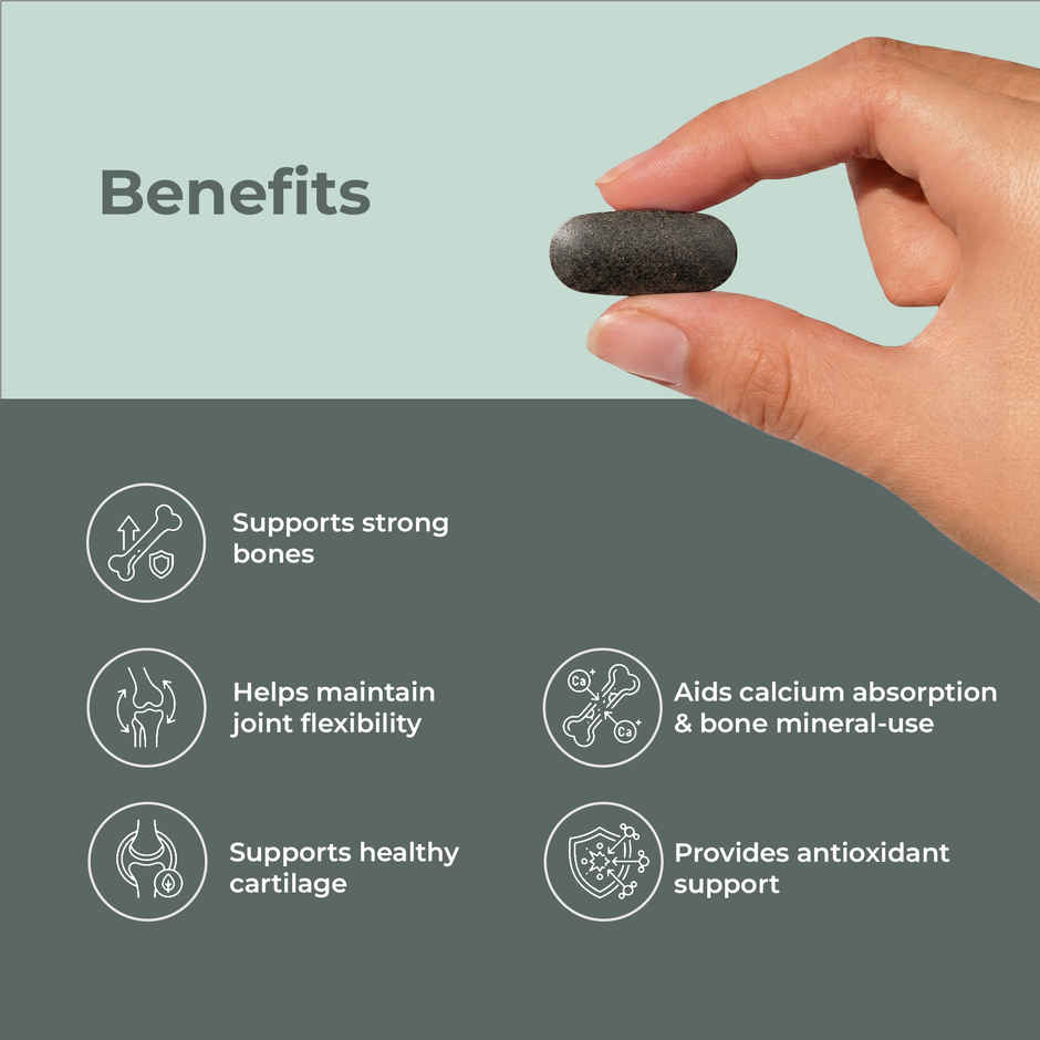 OYB Bone & Joint Support for Strong Bones, Flexible Joints & Easy Mobility | 30 Tablets