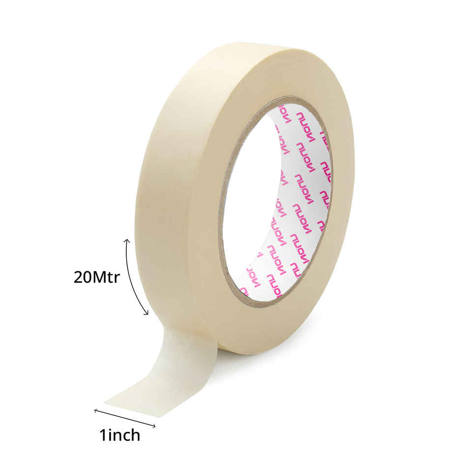 Ondesk Essentials 140 Microns Masking Tape 1Inch X 20Mtr