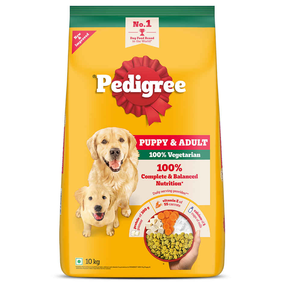 Pedigree Adult & Puppy 100% Vegetarian Dry Dog Food