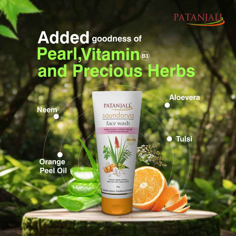 Patanjali Saundarya Face Wash Gentle Skin Cleansers