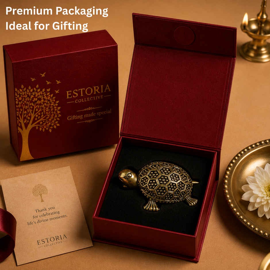 Pure Brass Tortoise | Estoria Collective