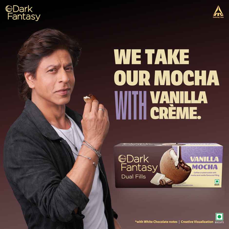 Mocha Vanilla Dual Fills Biscuit by Sunfeast Dark Fantasy