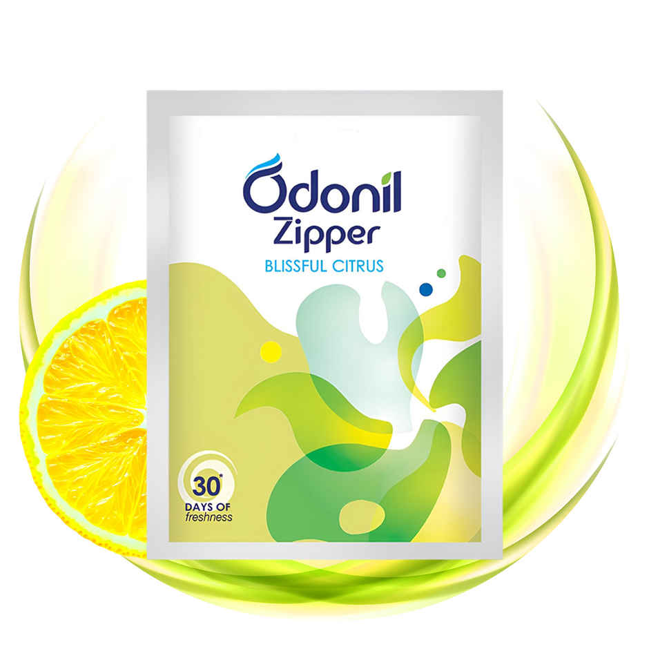 Odonil Blissful Citrus Zipper Air Freshener