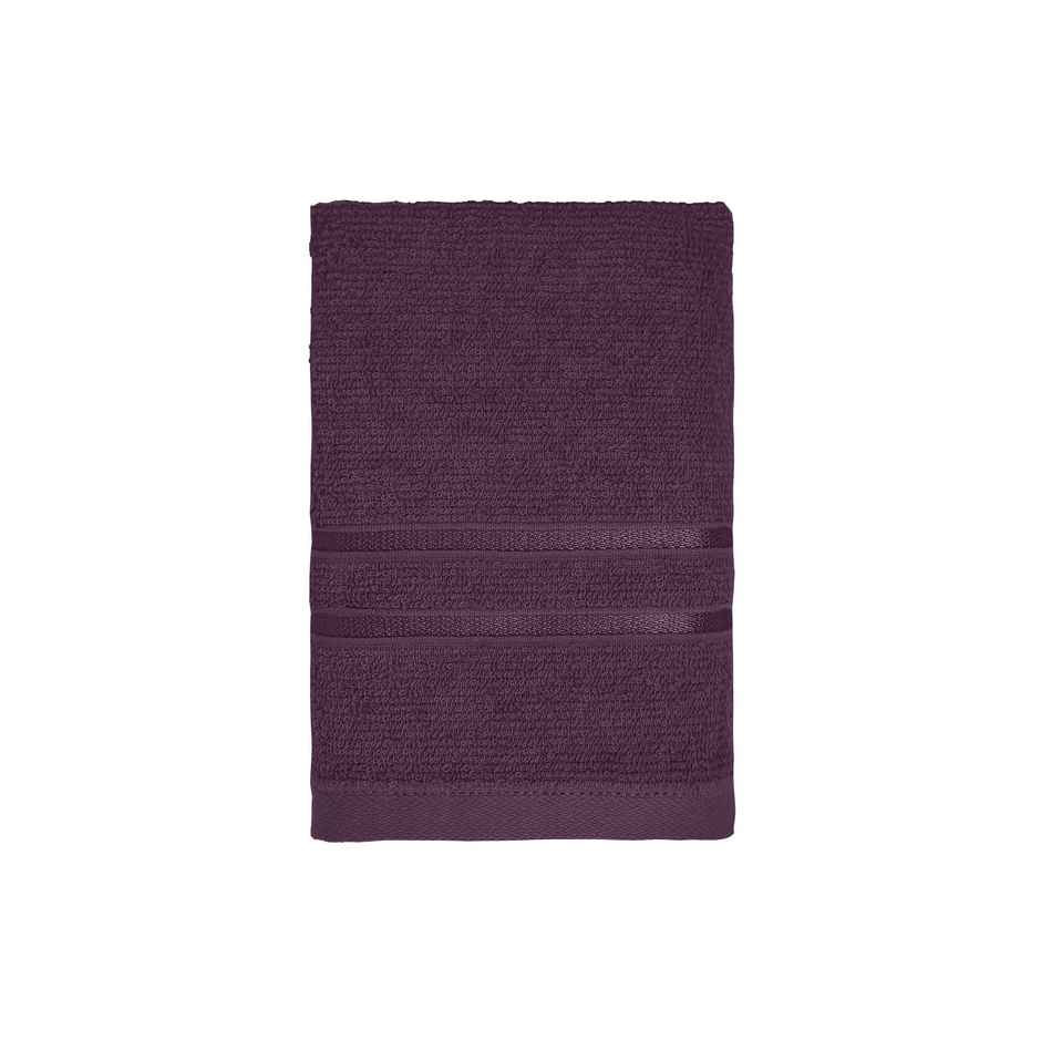 Mytrident Cotton Hand Towel | 400 GSM | Gym Towel Set - Black Currant