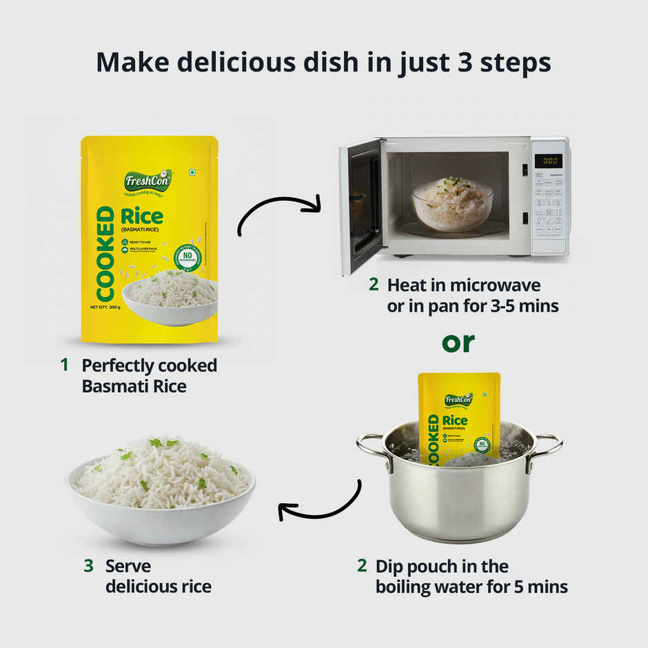 Freshcon Cooked Basmati Rice