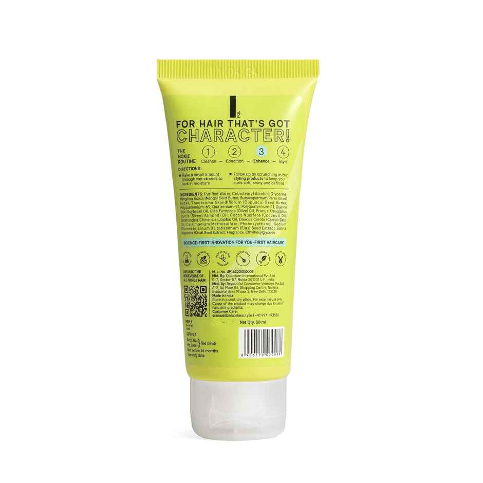 Moxie Beauty Super Defining Curl Cream | 96% Hair Moisture Retained | For Curly & Wavy Hair